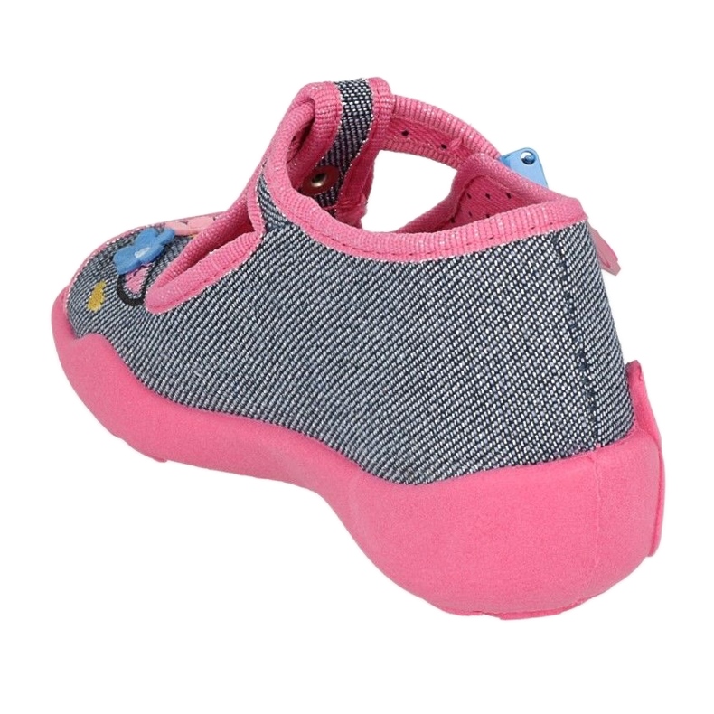 Befado children's slippers 213P134 pink 4 Befado children's slippers 213P134 pink 4