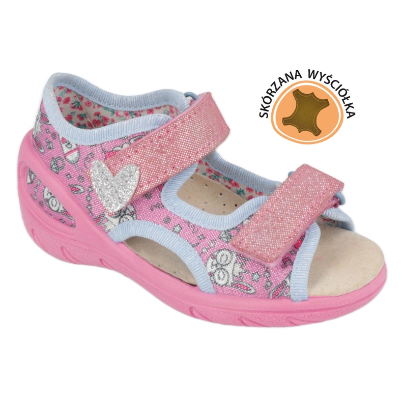Befado children's shoes pu 065P147 pink 5 Befado children's shoes pu 065P147 pink 5