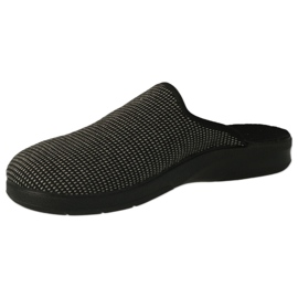 Befado men's pu slippers 548M031 gray melange grey 2