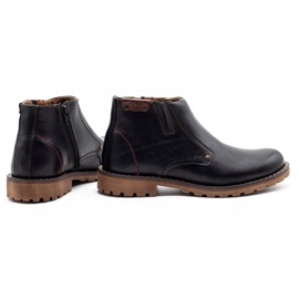 Mario Pala Snow boots 815 black grain with brown 3