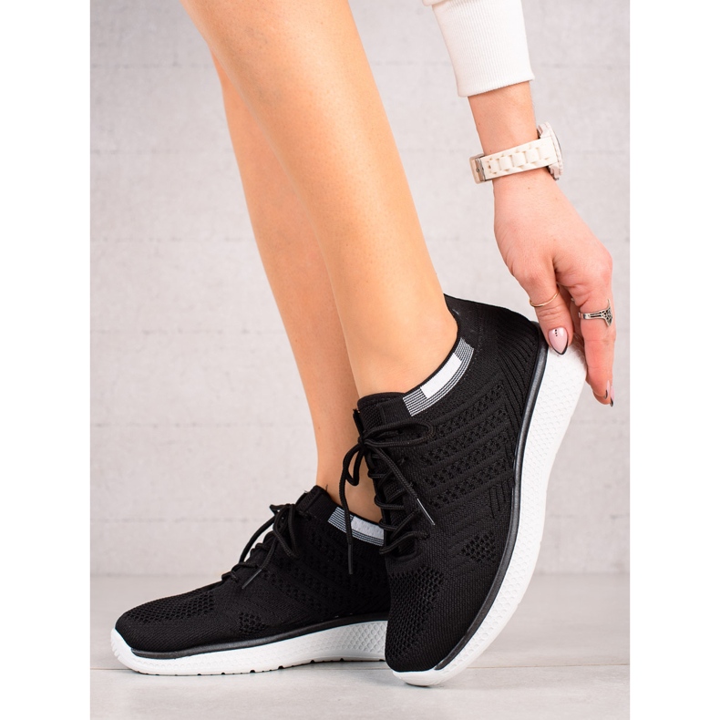 TRENDI Lace-up Sports Shoes black 1