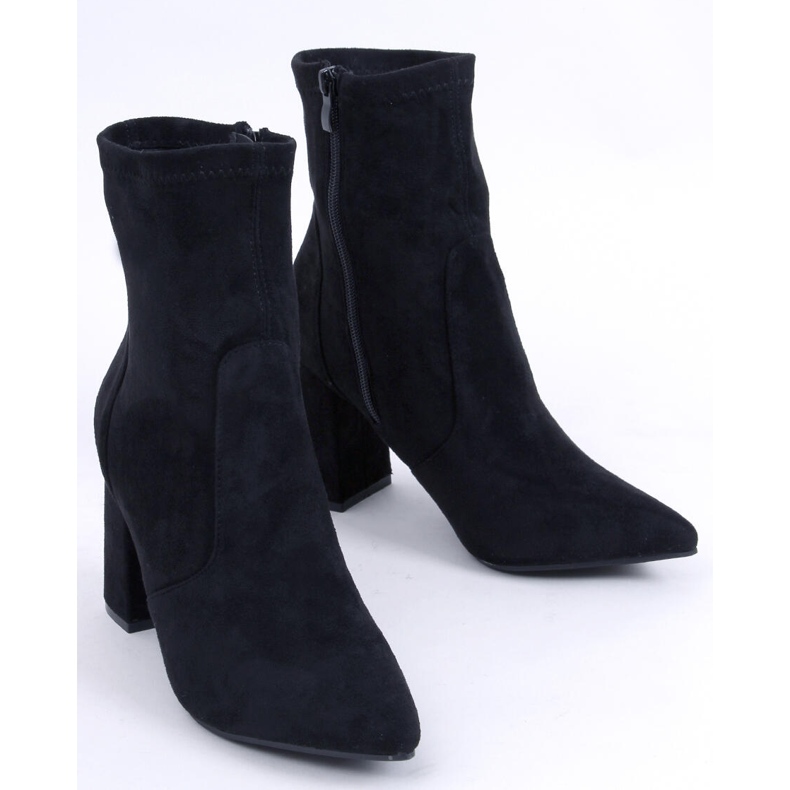 PA1 Suede heeled boots from Natalie Black 1