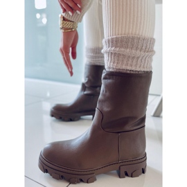 PA1 Boots with a straight upper Bunton Army Green brown khaki 1