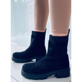 PA1 Roanna Black sock boots 2 PA1 Roanna Black sock boots 2