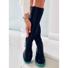 PA1 Boots with colored soles from Woods BLACK/BLUE 1
