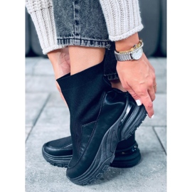 PA1 Goko Black socks sports shoes 1