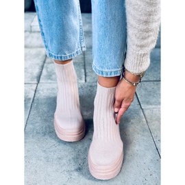 PA1 Silva NUDE + NUDE ankle socks beige pink 2 PA1 Silva NUDE + NUDE ankle socks beige pink 2