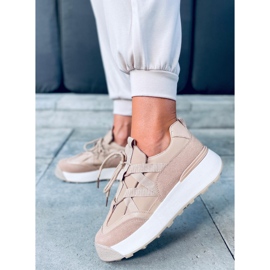PA1 Ting Khaki trainers beige 1