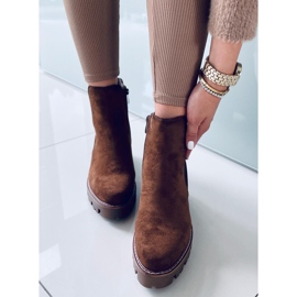 Ragga Khaki high-heeled boots brown 1