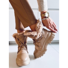 PA1 Jarl Khaki women's snow boots beige 1