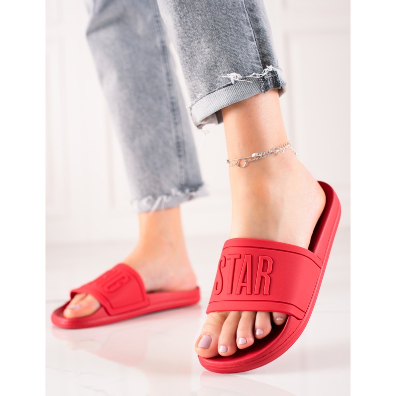 Women's Big Star sandals dd274a270 red 1 Women's Big Star sandals dd274a270 red 1