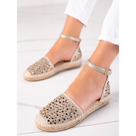 T.Sokolski Espadrilles With Crystals beige 2