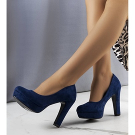PA1 Navy high heel pumps from Tatum navy blue 1 PA1 Navy high heel pumps from Tatum navy blue 1