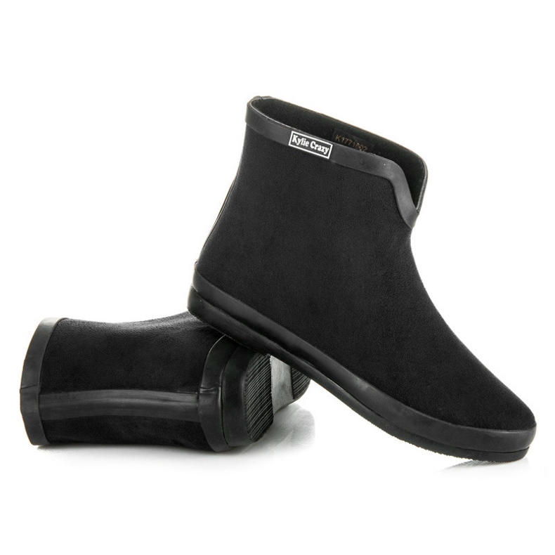 Kylie Suede Wellies black 1 Kylie Suede Wellies black 1