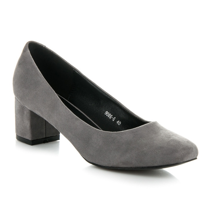 Vices New Collection Classic Suede Pumps grey 1