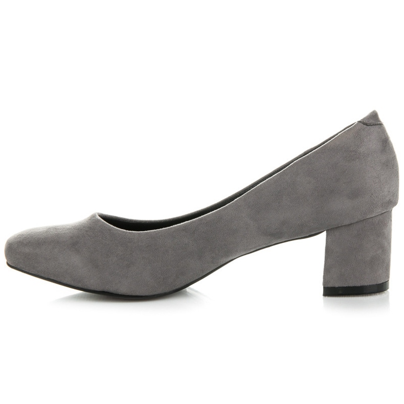 Vices New Collection Classic Suede Pumps grey 2