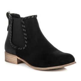 Erynn Suede Chelsea boots black 1