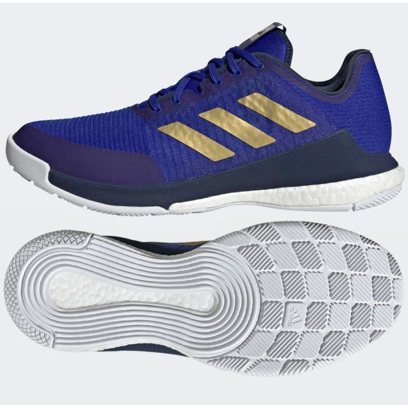 Adidas Crazyflight Mid M - Volleyball shoes - Blue - KeeShoes Adidas Crazyflight Mid M - Volleyball shoes - Blue - KeeShoes