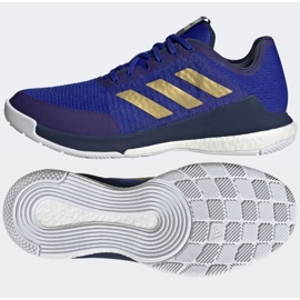 Volleyball shoes adidas CrazyFlight Mid M HQ3488 blue blue 1 Volleyball shoes adidas CrazyFlight Mid M HQ3488 blue blue 1