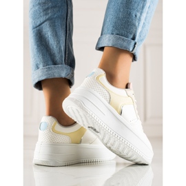 TRENDI Colorful fashionable sneakers white multicolored 1 TRENDI Colorful fashionable sneakers white multicolored 1