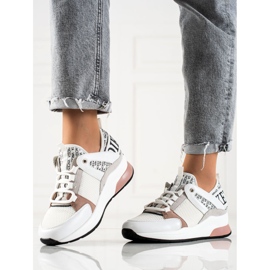 Fashion VINCEZA sneakers white 1