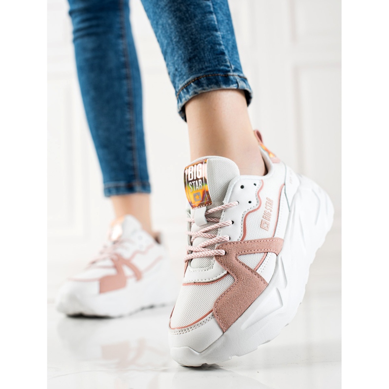 Women's sneakers Big Star JJ274602 white 1 Women's sneakers Big Star JJ274602 white 1