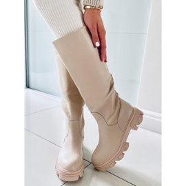 PA1 Boots with chain July Beige 2