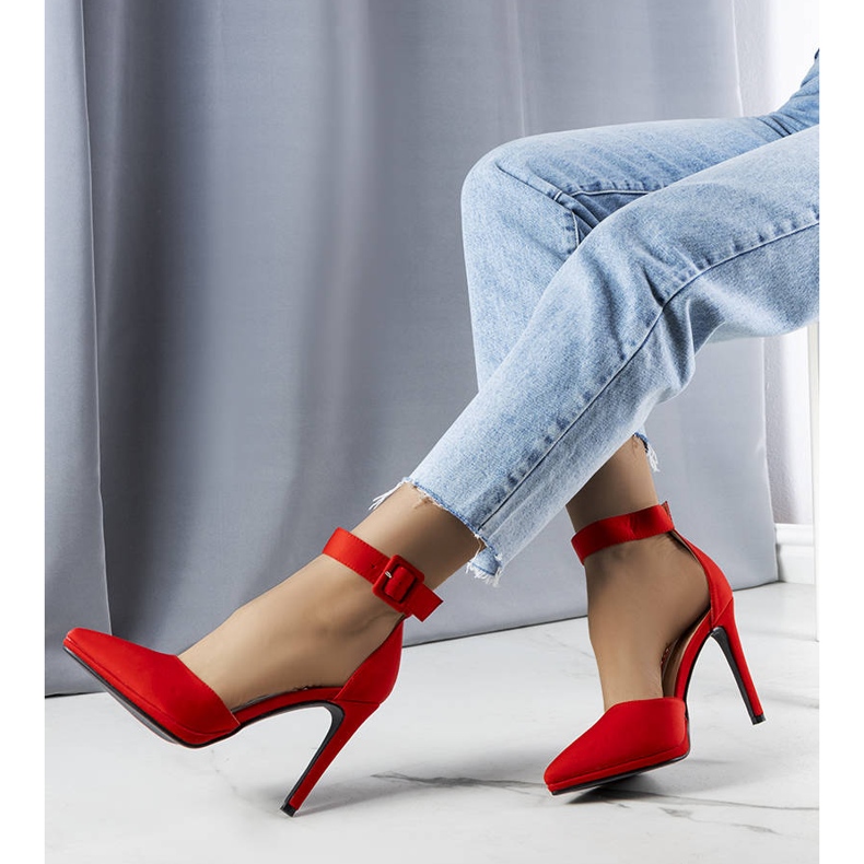 PA1 Red elegant Gerardo high heels 1