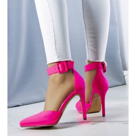 PA1 Gerardo pink neon high heels 1