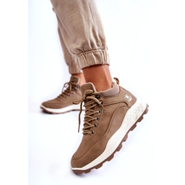 PA1 Women's Warm Trekking Shoes Trappers Beige Otto 1