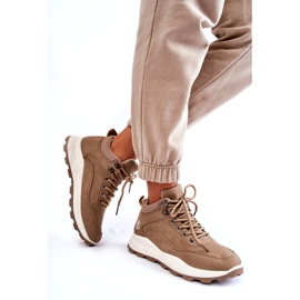 PA1 Women's Warm Trekking Shoes Trappers Beige Otto 3