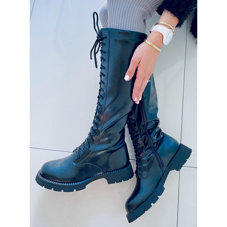 BM Anneli Black riding boots 1