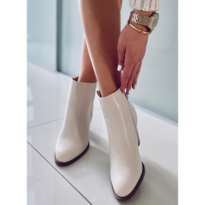 Classic boots on the post Alona Beige 1