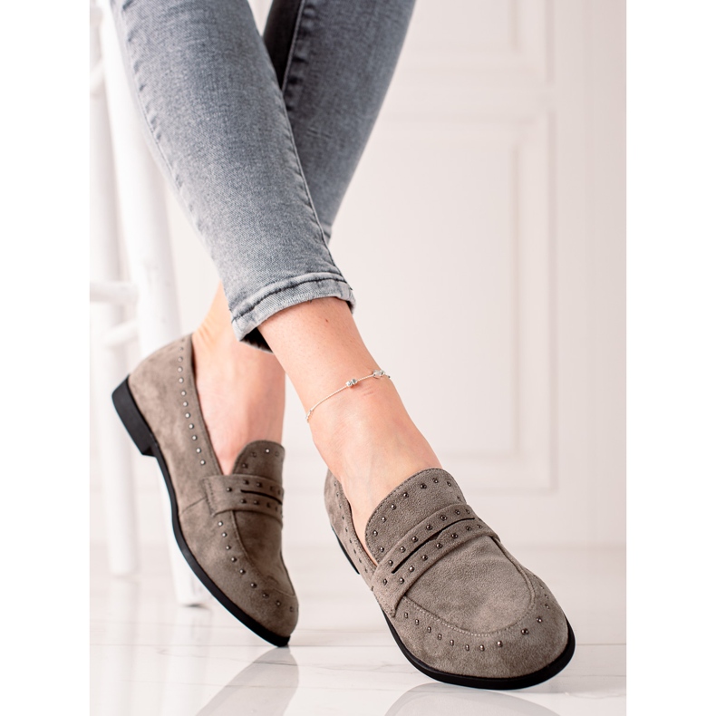 Elegant La.Fi shoes silver grey 1