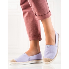 DK Fashionable purple espadrilles 2