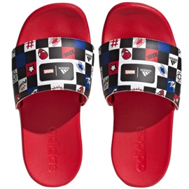 Adidas Adilette Comfort Spiderman Flip-Flops K HP7758 red 1
