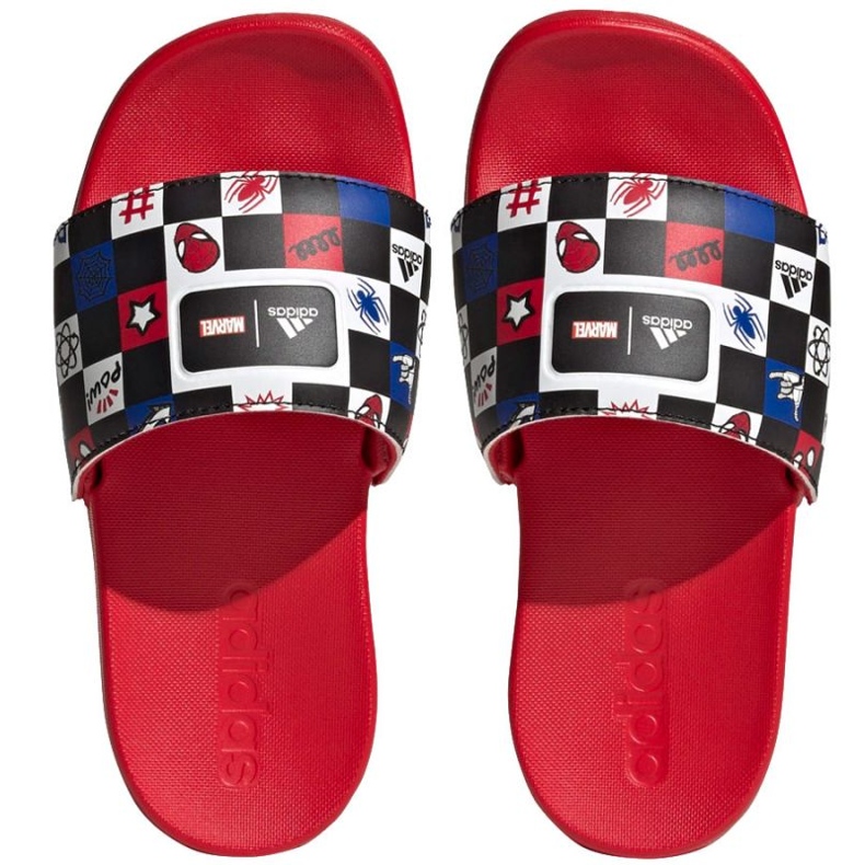 Adidas Adilette Comfort Spiderman Flip-Flops K HP7758 red 1
