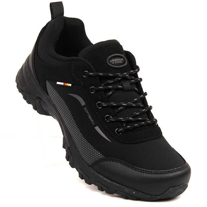 American Club men's black softshell waterproof trekking boots 1 American Club men's black softshell waterproof trekking boots 1