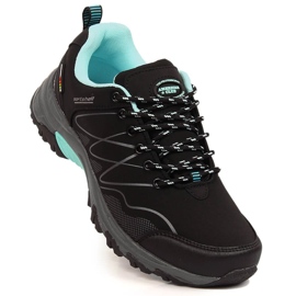 American Club black mint women's waterproof trekking shoes green 1
