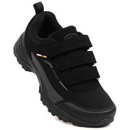 Black American Club velcro waterproof trekking boots 1 Black American Club velcro waterproof trekking boots 1
