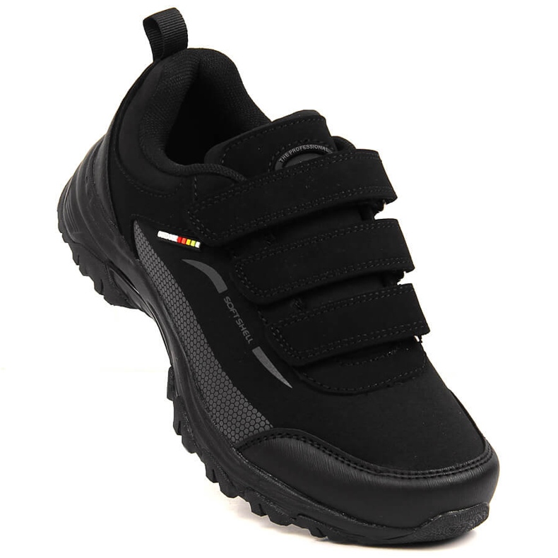 Black American Club velcro waterproof trekking boots 1 Black American Club velcro waterproof trekking boots 1