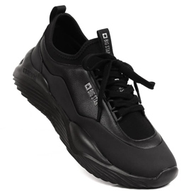 Men's sports shoes black Big Star LL174149 1