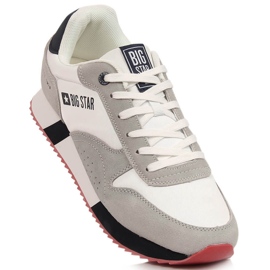 White Big Star LL174160 men's sports shoes beige 1