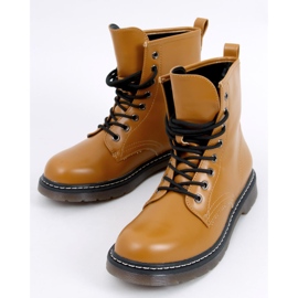 Carol Yellow bovver boots brown 2 Carol Yellow bovver boots brown 2