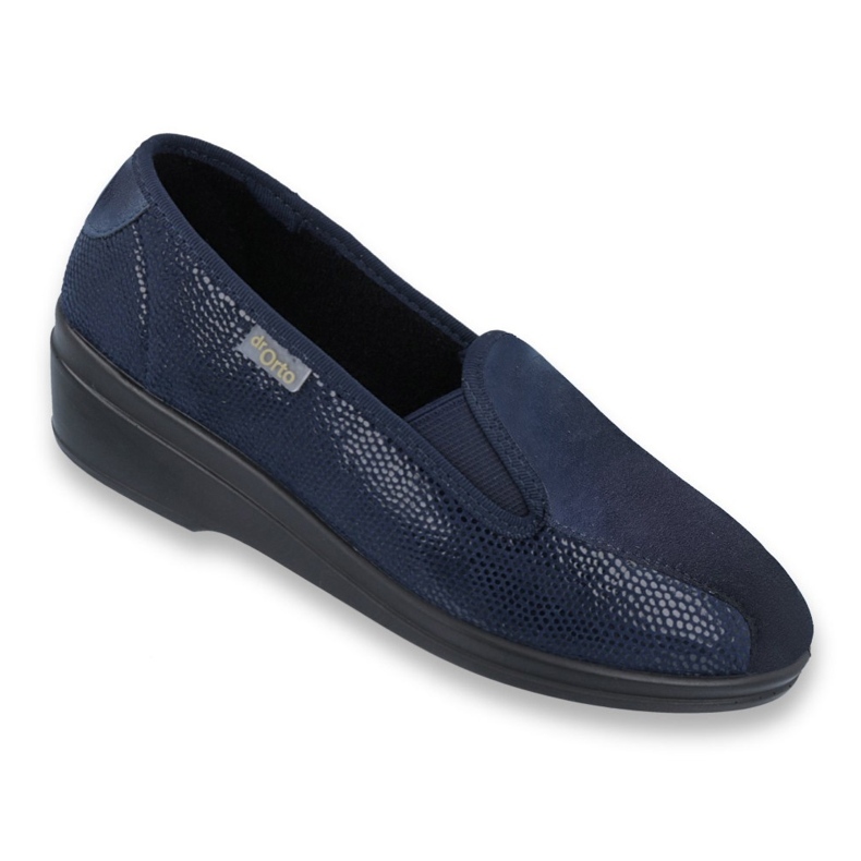 Befado women's pu slippers 034D001 navy blue 1