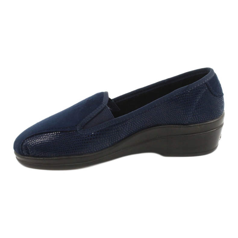 Befado women's pu slippers 034D001 navy blue 2