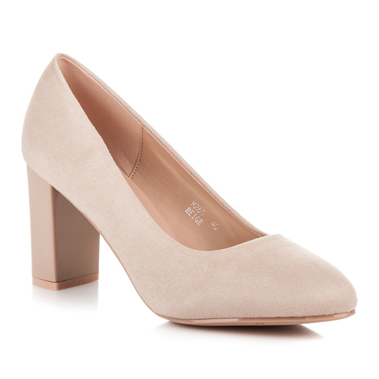 Seastar Pumps With A Varnished Pole brown 1