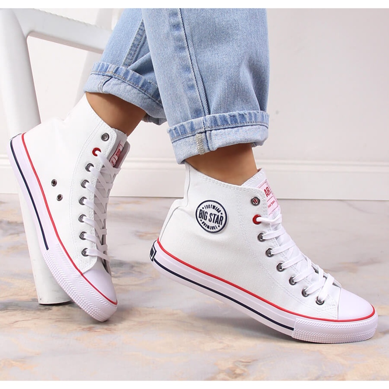 Big Star T274026 white high-top sneakers 2