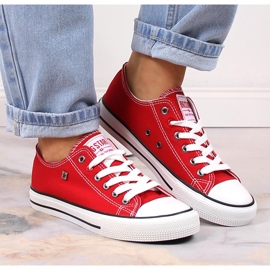 Red half sneakers Big Star T274020 1