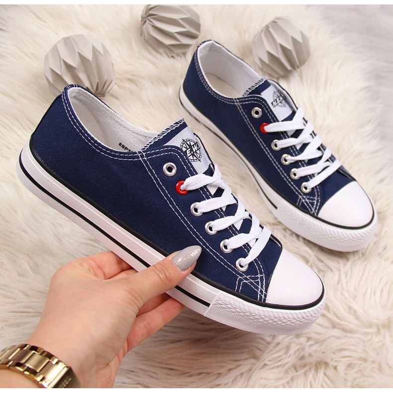 NEWS navy blue sneakers 1 NEWS navy blue sneakers 1